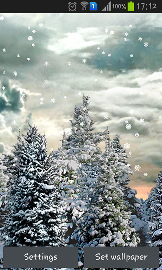 Android Hintergrundbilder Schneefall kostenlos auf den Desktop herunterladen. 