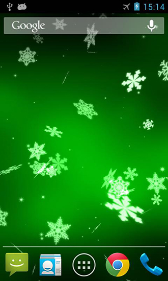 Android Hintergrundbilder Schneeflocke 3D kostenlos auf den Desktop herunterladen. 