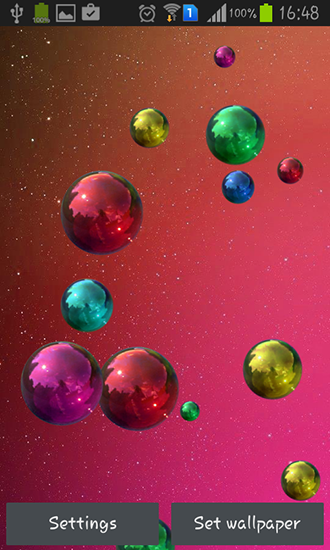 Android Hintergrundbilder Weltraumblasen kostenlos auf den Desktop herunterladen. 