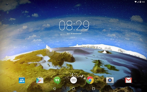Android Hintergrundbilder Weltraumwolken 3D kostenlos auf den Desktop herunterladen. 
