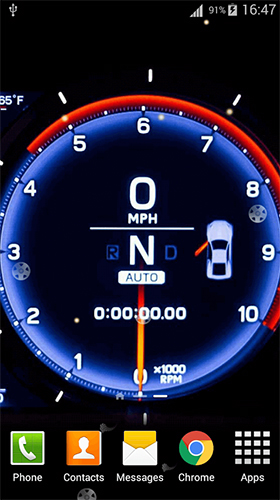 Bildschirm screenshot Speedometer für Handys und Tablets.