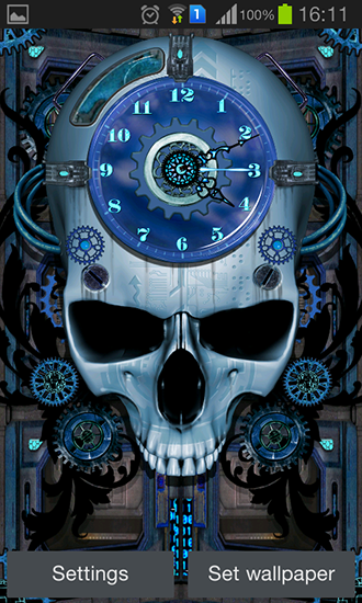 Android Hintergrundbilder Steampunk Uhr kostenlos auf den Desktop herunterladen. 