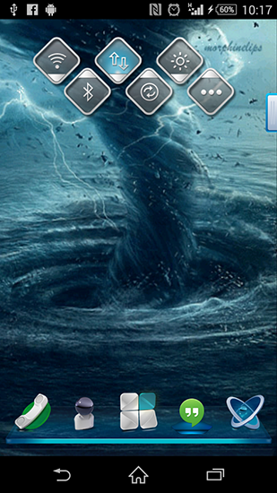 Android Hintergrundbilder Tornado 3D HD kostenlos auf den Desktop herunterladen. 