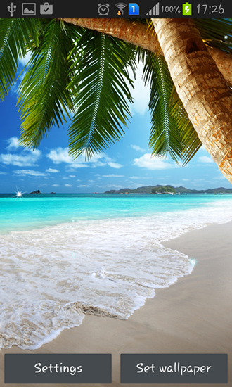 Android Hintergrundbilder Tropischer Strand kostenlos auf den Desktop herunterladen. 