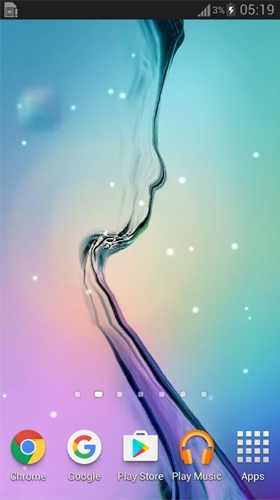 Bildschirm screenshot Wasser Galaxy  für Handys und Tablets.