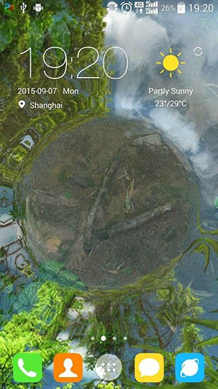 Android Hintergrundbilder Wassergarten kostenlos auf den Desktop herunterladen. 
