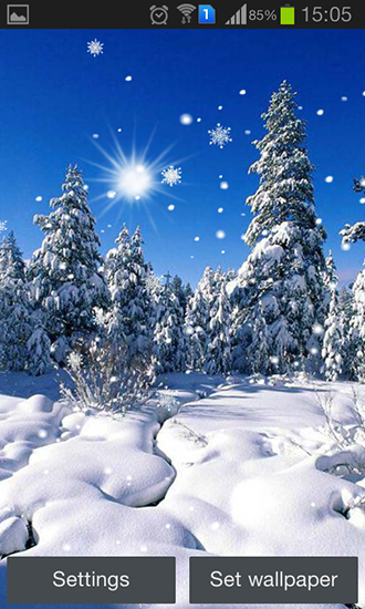 Android Hintergrundbilder Winter: Kalte Sonne kostenlos auf den Desktop herunterladen. 
