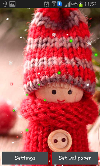 Android Hintergrundbilder Winter: Puppen kostenlos auf den Desktop herunterladen. 