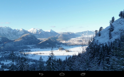 Android Hintergrundbilder Winterberge kostenlos auf den Desktop herunterladen. 