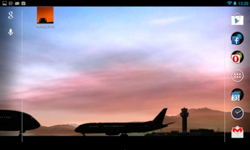 Bildschirm screenshot Flugzeuge für Handys und Tablets.