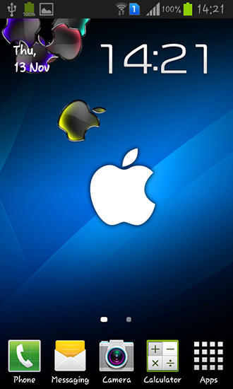 Bildschirm screenshot Apple für Handys und Tablets.