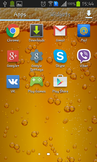Bildschirm screenshot Bier für Handys und Tablets.