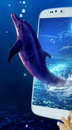 Blauer Delphin 