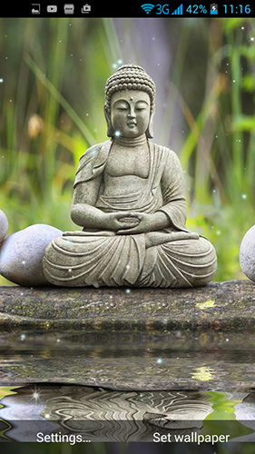 Bildschirm screenshot Buddha für Handys und Tablets.