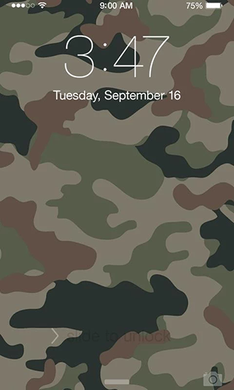 Bildschirm screenshot Camouflage für Handys und Tablets.