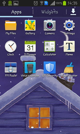 Bildschirm screenshot Heiligabend für Handys und Tablets.