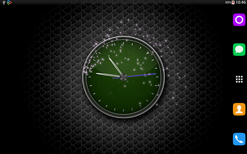 Bildschirm screenshot Uhr für Handys und Tablets.
