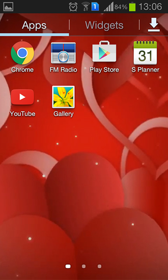 Bildschirm screenshot Tag der Liebe für Handys und Tablets.