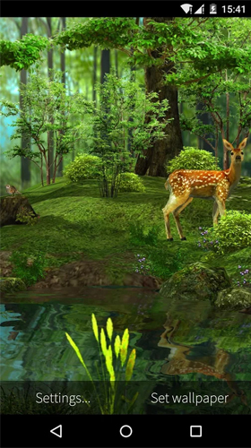 Hirsch und Natur 3D 