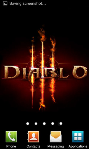 Bildschirm screenshot Diablo 3: Feuer für Handys und Tablets.