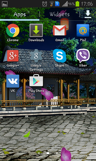 Bildschirm screenshot Östlicher Garten für Handys und Tablets.
