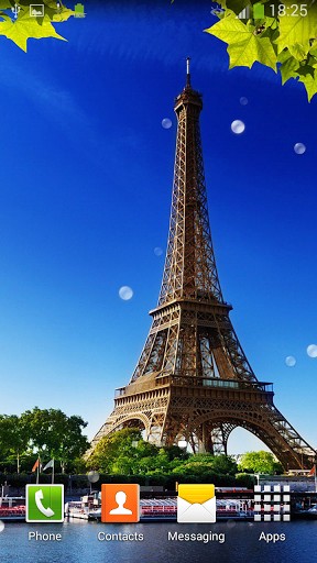 Bildschirm screenshot Eiffelturm: Paris für Handys und Tablets.