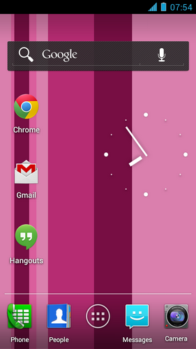 Bildschirm screenshot Bunte Streifen für Handys und Tablets.