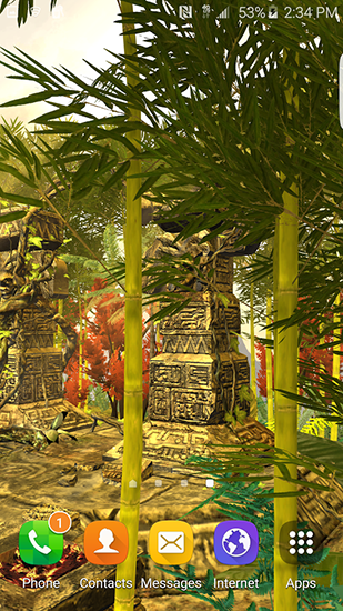 Bildschirm screenshot Fantasy Natur 3D für Handys und Tablets.