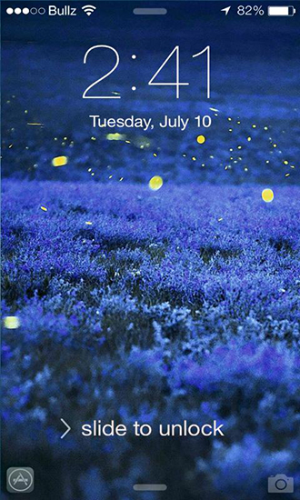 Bildschirm screenshot Glühwürmchen für Handys und Tablets.
