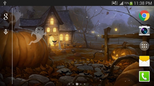 Bildschirm screenshot Halloween 2015 für Handys und Tablets.