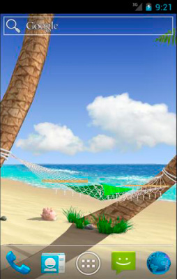 Bildschirm screenshot Verlorene Insel 3D für Handys und Tablets.