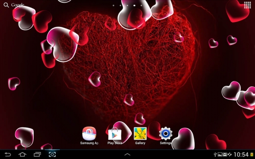 Bildschirm screenshot Liebe für Handys und Tablets.