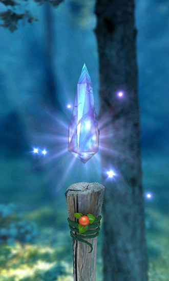 Bildschirm screenshot Magischer Kristall für Handys und Tablets.