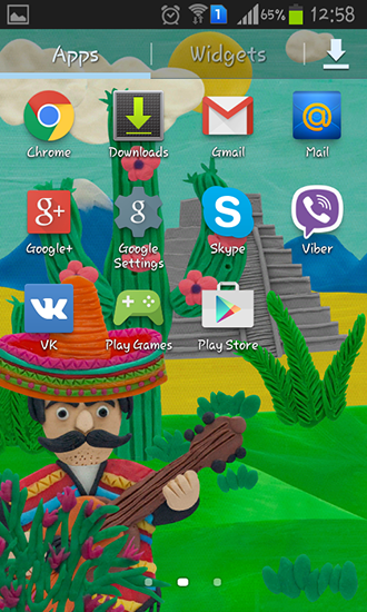 Bildschirm screenshot Mexico für Handys und Tablets.