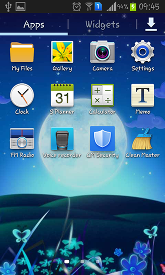 Bildschirm screenshot Mondlicht für Handys und Tablets.
