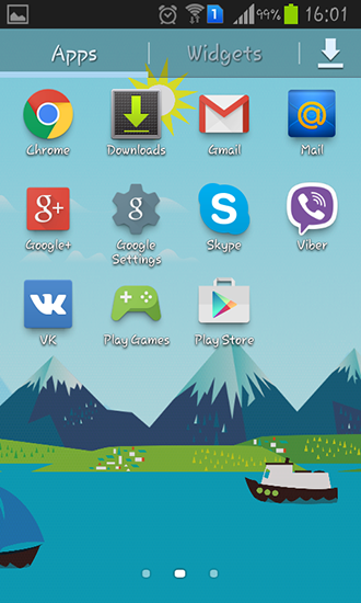 Bildschirm screenshot Berge Jetzt für Handys und Tablets.