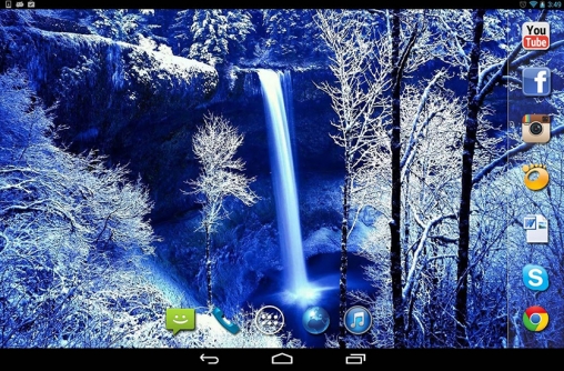 Bildschirm screenshot Netter Winter für Handys und Tablets.