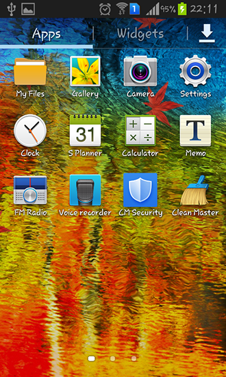 Bildschirm screenshot Ölgemälde für Handys und Tablets.