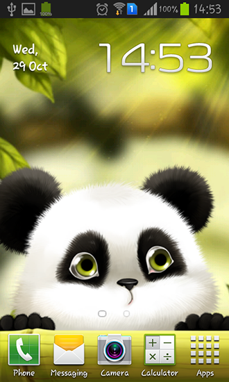 Bildschirm screenshot Panda für Handys und Tablets.