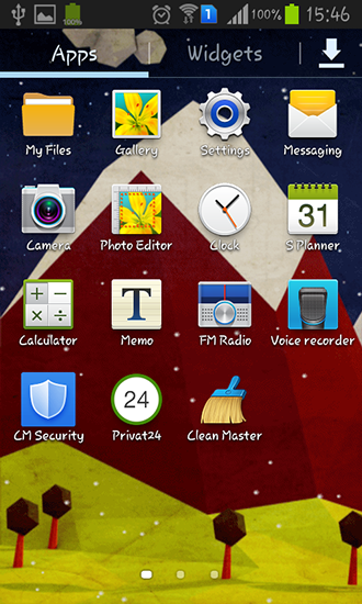 Bildschirm screenshot Polygon-Berg für Handys und Tablets.