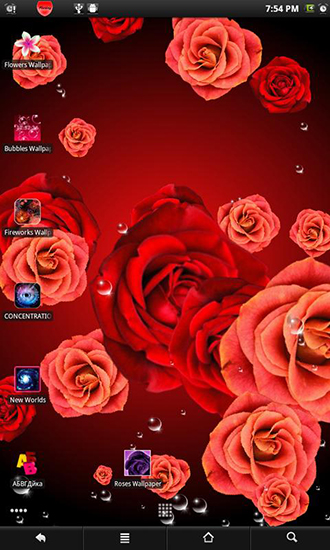 Bildschirm screenshot Rosen 2 für Handys und Tablets.