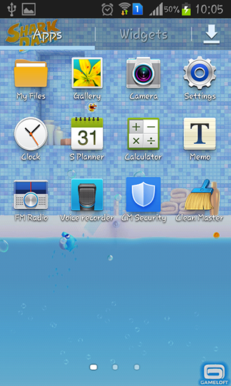 Bildschirm screenshot Hai Dash für Handys und Tablets.