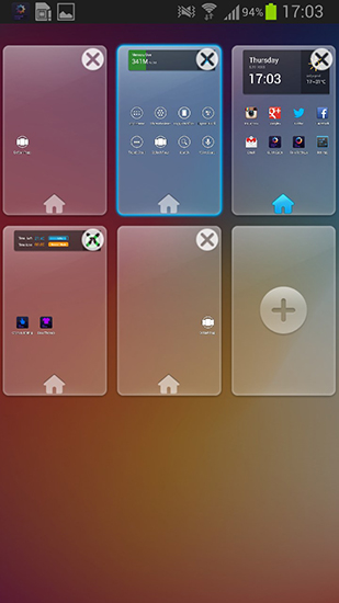 Bildschirm screenshot Solo Launcher für Handys und Tablets.