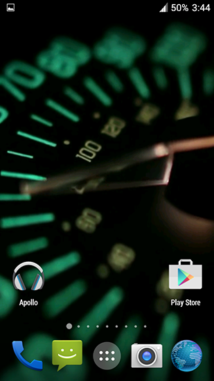 Bildschirm screenshot Tacho 3D für Handys und Tablets.