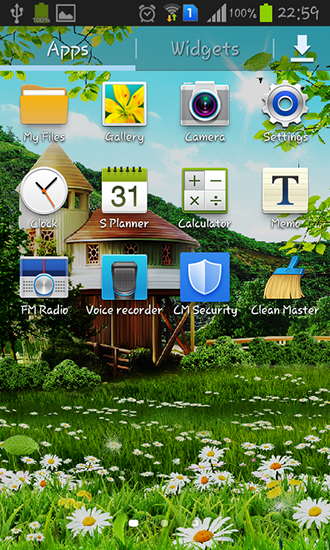 Bildschirm screenshot Sommer für Handys und Tablets.