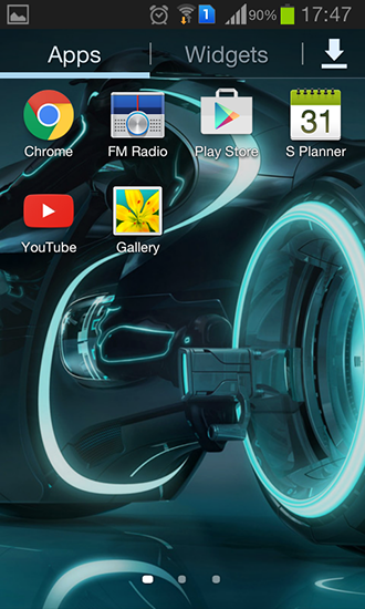 Bildschirm screenshot Super Motorrad für Handys und Tablets.