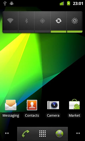 Bildschirm screenshot Symphonie der Farben für Handys und Tablets.