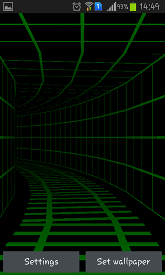 Bildschirm screenshot Tunnel 3D für Handys und Tablets.