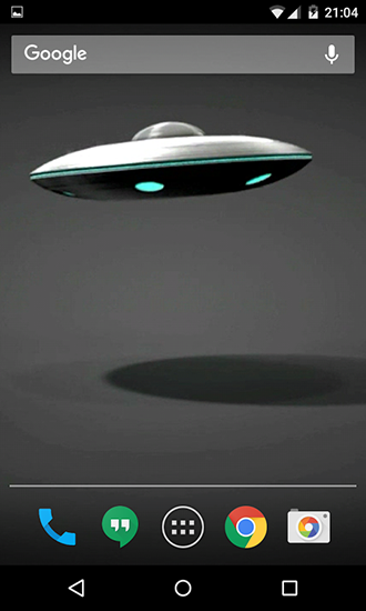 Bildschirm screenshot UFO 3D für Handys und Tablets.