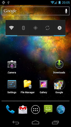 Bildschirm screenshot Vortex Galaxie für Handys und Tablets.